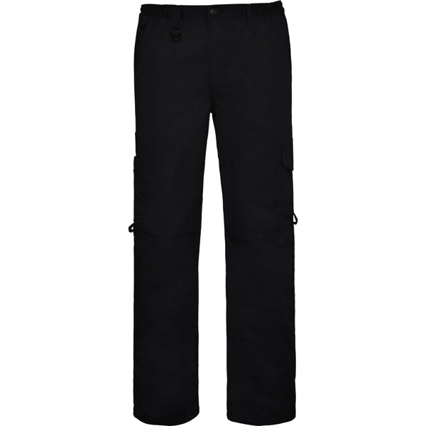 Roly WRK Protect men's trousers in black, ready for logo printing or embroidery
