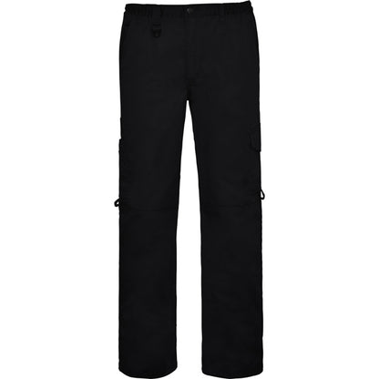 Roly WRK Protect men's trousers in black, ready for logo printing or embroidery