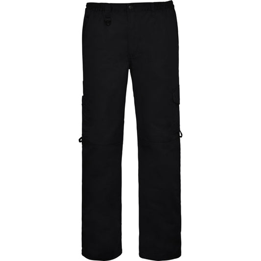 Roly WRK Protect men's trousers in black, ready for logo printing or embroidery