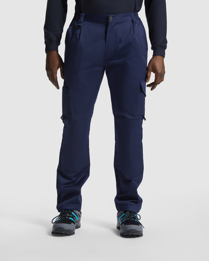 Roly WRK Protect men's trousers in black, alternative view, ready for logo printing or embroidery