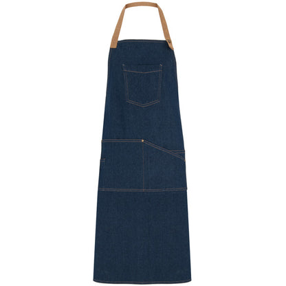 Roly WRK Batali unisex apron in blue jeans, ready for logo printing or embroidery