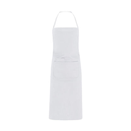 Roly WRK Ducasse unisex apron in white, ready for logo printing or embroidery