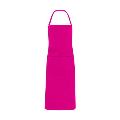 Roly WRK Ducasse unisex apron in fuchsia, ready for logo printing or embroidery