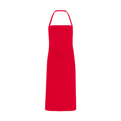 Roly WRK Ducasse unisex apron in red, ready for logo printing or embroidery