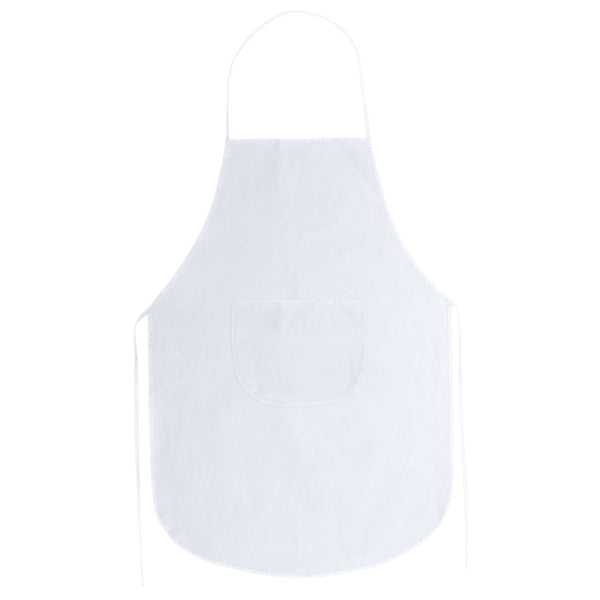 Stamina Keller colour non-woven apron in white, ready for logo printing