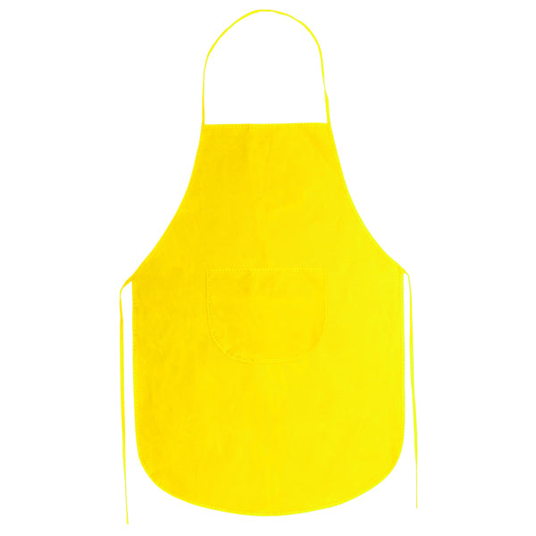 Stamina Keller colour non-woven apron in yellow, ready for logo printing