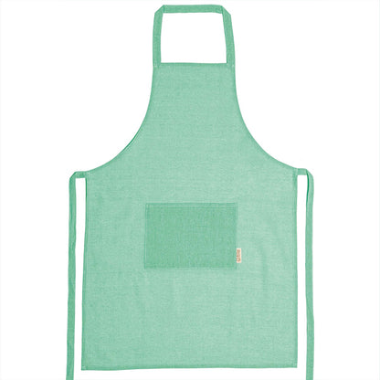 Stamina Arola recycled cotton apron in fern green, ready for logo printing