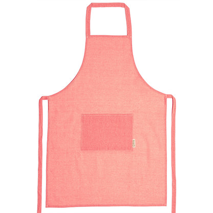 Stamina Arola recycled cotton apron in red, ready for logo printing