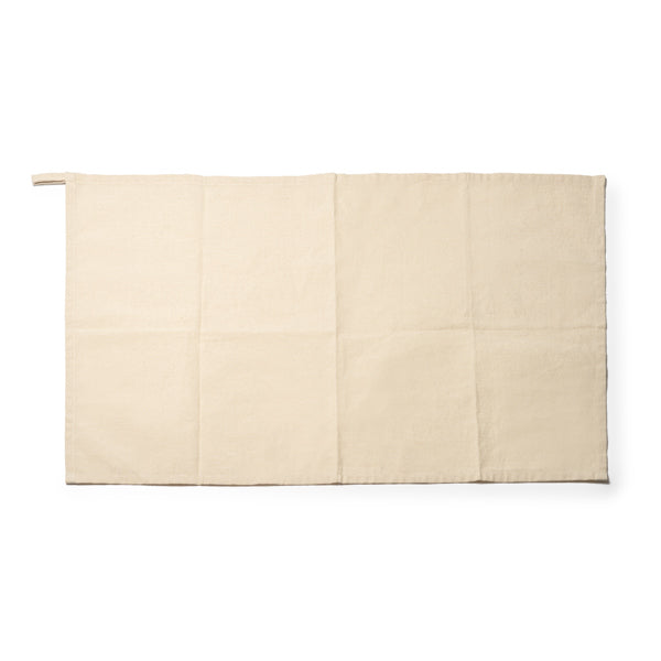 Stamina Nopal cotton kitchen towel in beige, ready for logo printing