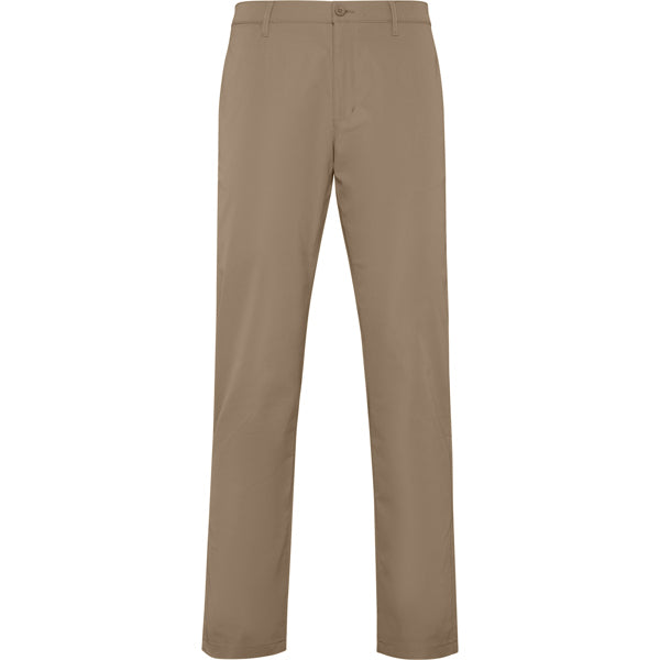 Roly WRK Beverly men's trousers in beige, ready for logo printing or embroidery
