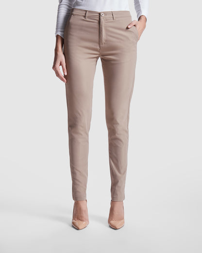 Roly WRK Beverly Woman women's trousers in black, alternative view, ready for logo printing or embroidery
