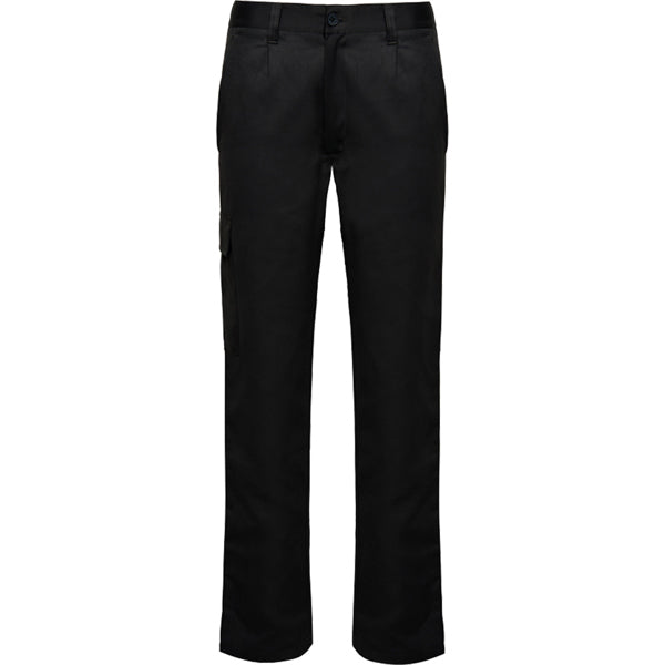 Roly WRK Daily Next men's trousers in black, ready for logo printing or embroidery