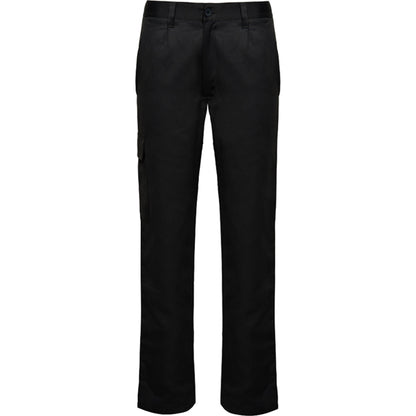Roly WRK Daily Next men's trousers in black, ready for logo printing or embroidery