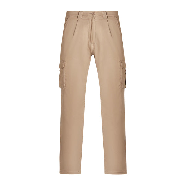 Roly WRK Daily Stretch men's trousers in camel, ready for logo printing or embroidery