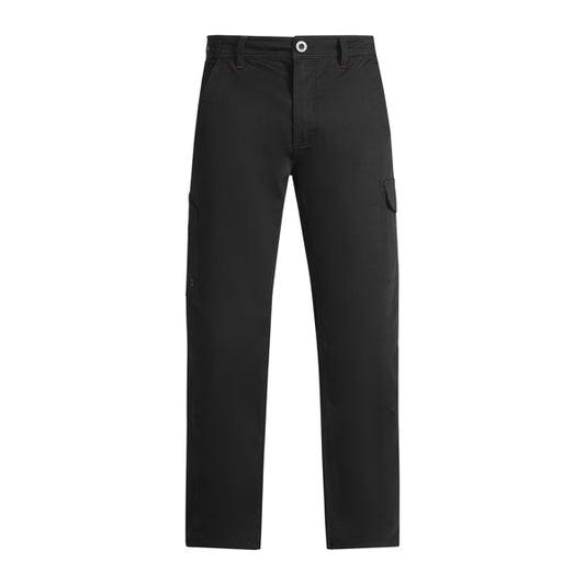 Roly WRK Fonta men's trousers in black, ready for logo printing or embroidery