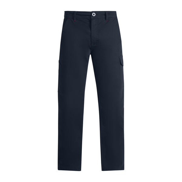 Roly WRK Fonta men's trousers in navy blue, ready for logo printing or embroidery