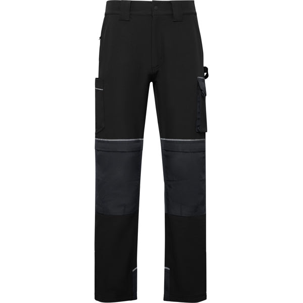 Roly WRK Wall unisex trousers in black, ready for logo printing or embroidery