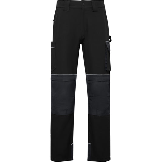 Roly WRK Wall unisex trousers in black, ready for logo printing or embroidery