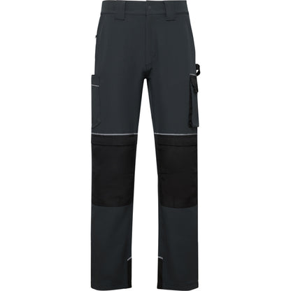 Roly WRK Wall unisex trousers in dark lead, ready for logo printing or embroidery