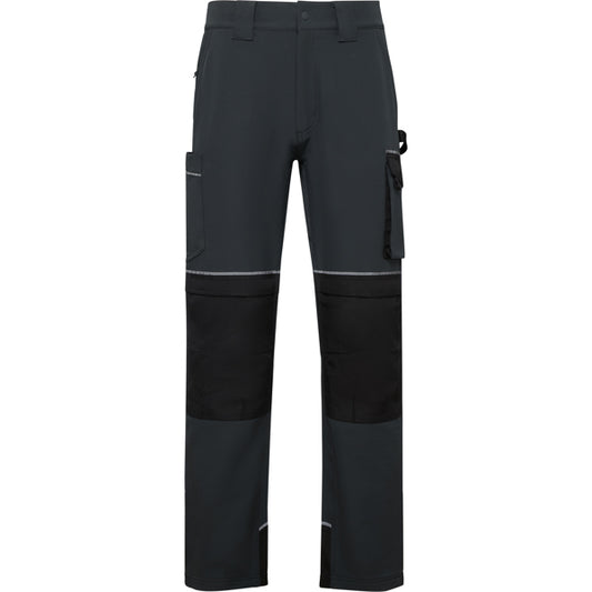 Roly WRK Wall unisex trousers in dark lead, ready for logo printing or embroidery