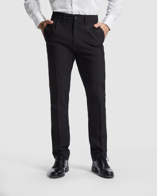 Roly WRK Waiter men's trousers in black, alternative view, ready for logo printing or embroidery