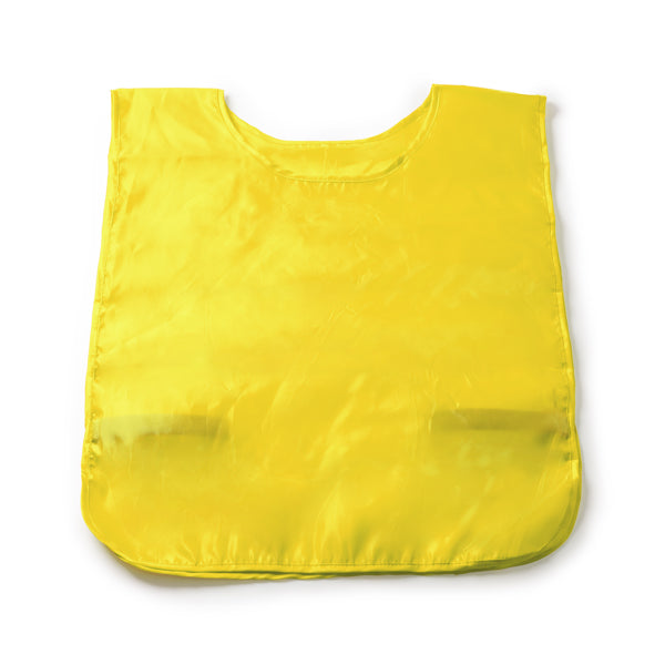 Stamina Dalic polyester sports bib in yellow, ready for logo printing