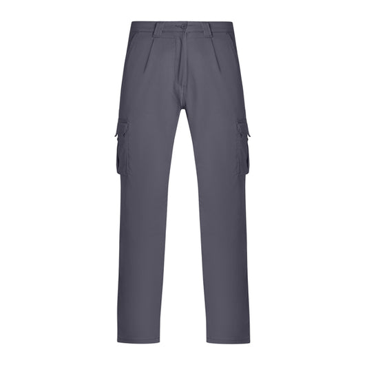 Roly WRK Warmor unisex trousers in lead, ready for logo printing or embroidery