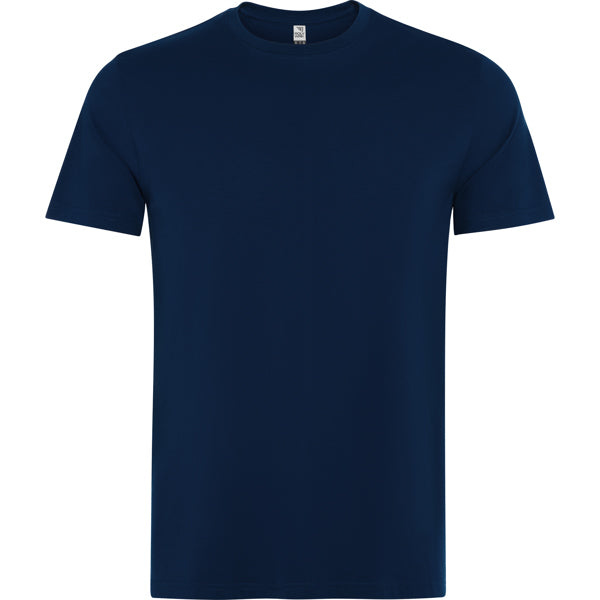 Roly WRK Kutta unisex T-shirt in navy blue, ready for logo printing or embroidery