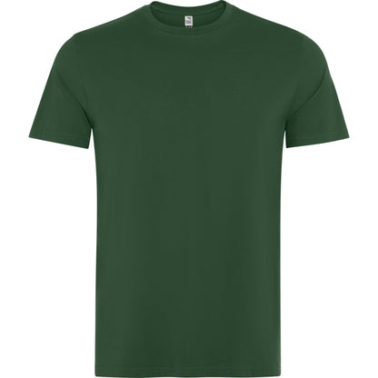 Roly WRK Kutta unisex T-shirt in bottle green, ready for logo printing or embroidery