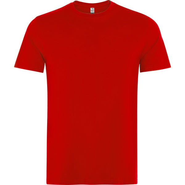 Roly WRK Kutta unisex T-shirt in red, ready for logo printing or embroidery