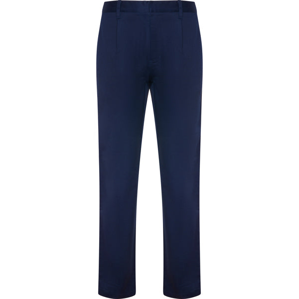 Roly WRK Ranger unisex flame-retardant trousers in navy blue, ready for logo printing or embroidery