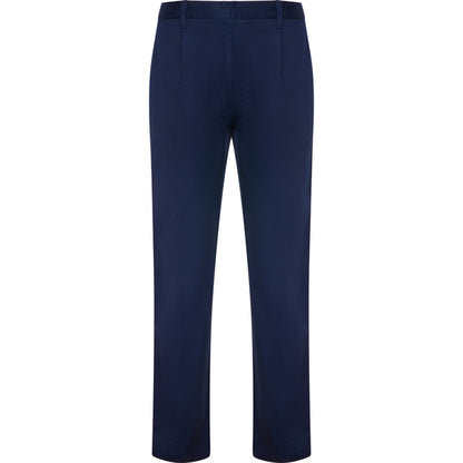 Roly WRK Ranger unisex flame-retardant trousers in navy blue, ready for logo printing or embroidery