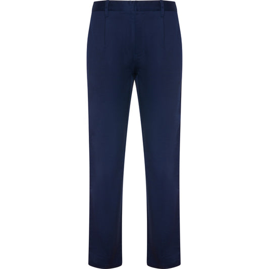 Roly WRK Ranger unisex flame-retardant trousers in navy blue, ready for logo printing or embroidery