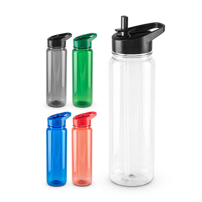 GILMORE - rPET sports bottle with glossy translucent finish 750 mL