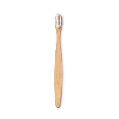 Stamina Fresh bamboo and PBT toothbrush in angora (natural), ready for laser engraving