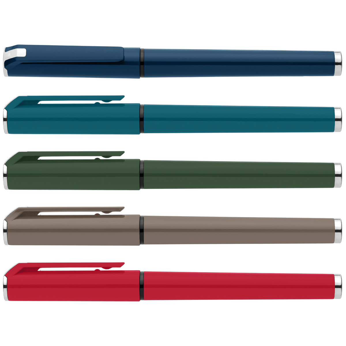 Islander Recycled Plastic Monochrome Gel Grip Pen promotional pen in assortment printed with your company logo