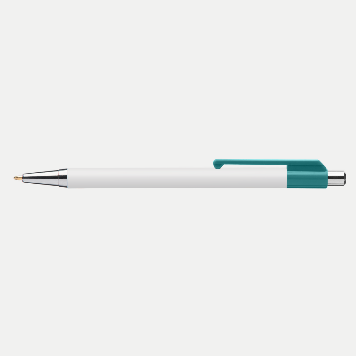 Astaire Chrome Pen promotional pen in green printed with your company logo