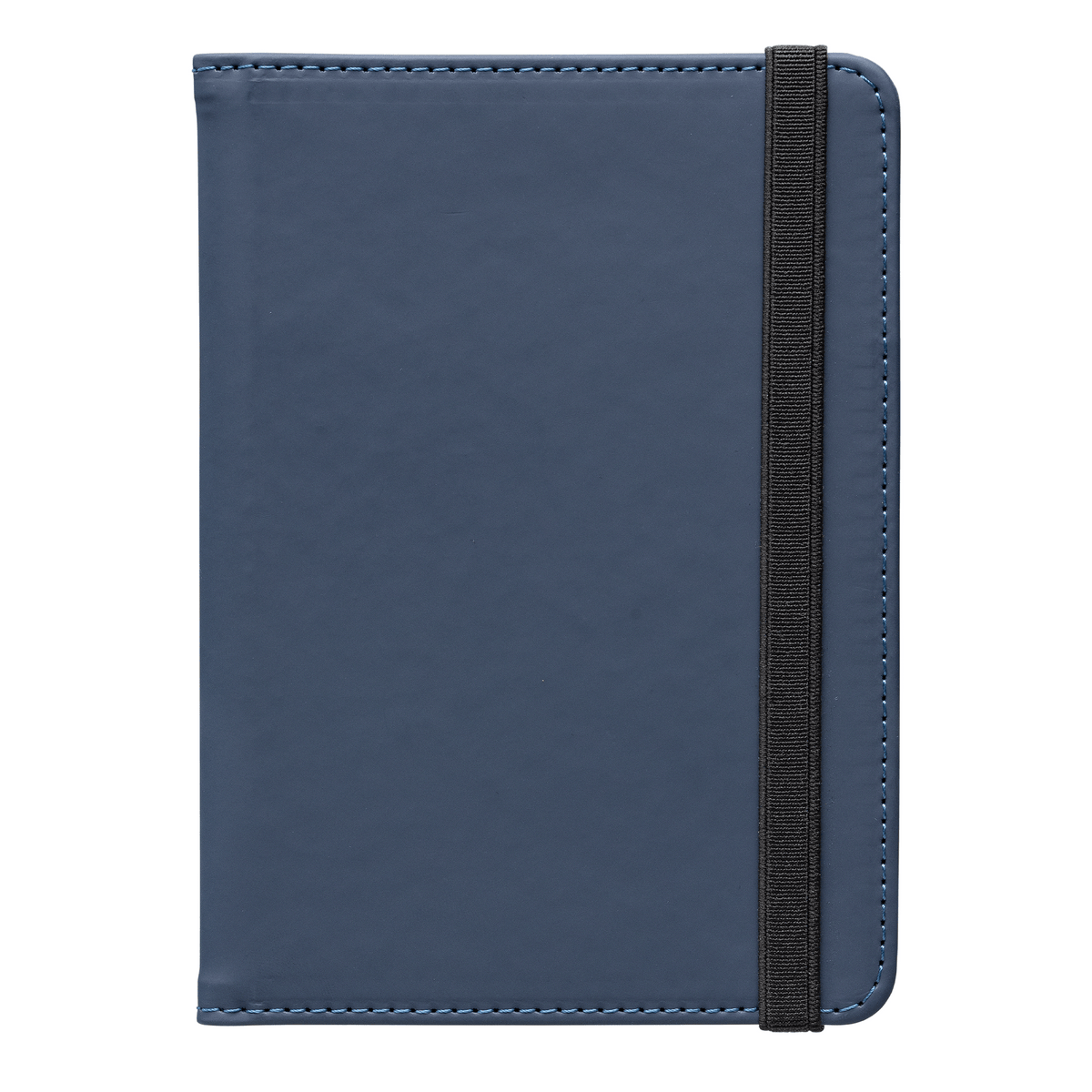 Malmö Recycled Passport Travel Wallet promotional travel accessory in navy blue printed with your company logo