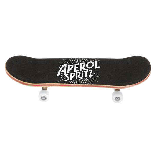 Finger skateboard with a full-colour printed deck