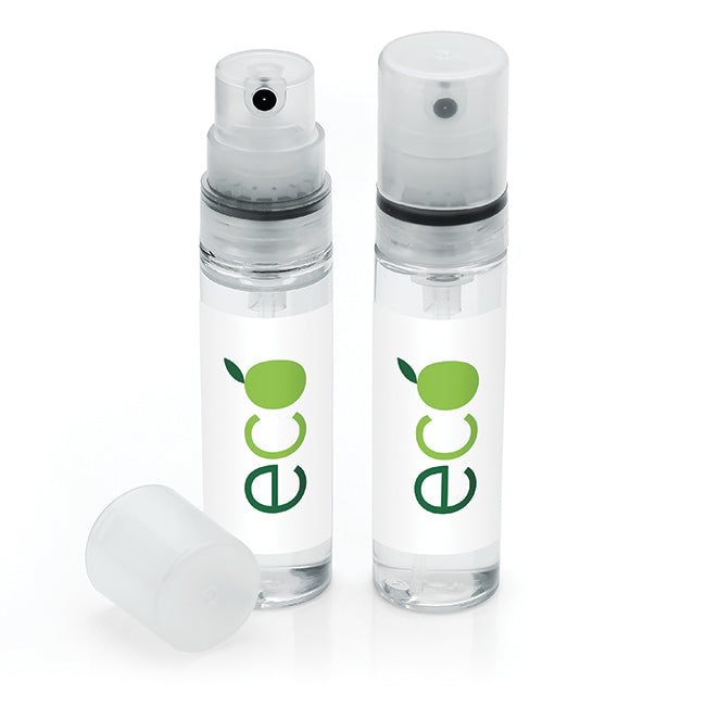 Computer Screen & Glass Spray, 8ml branded desk accessory in clear printed with your company logo
