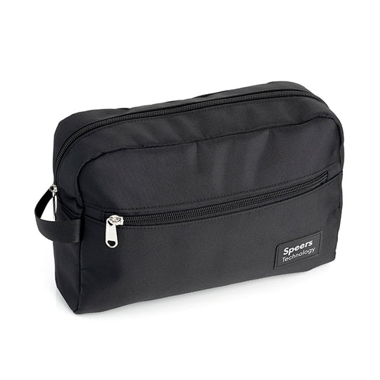 Men's Black Travel Bag branded travel bag in black printed with your company logo