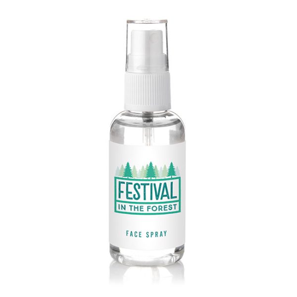 Refreshing Face Spray (50ml) branded personal care item in clear printed with your company logo