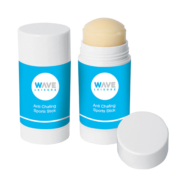 Anti Chafing Sports Stick 25g branded sports care item in white printed with your company logo