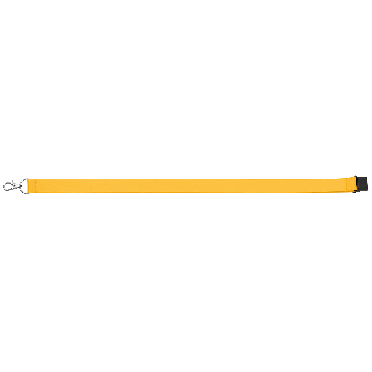 Elix rPET Breakaway Lanyard promotional lanyard in yellow printed with your company logo