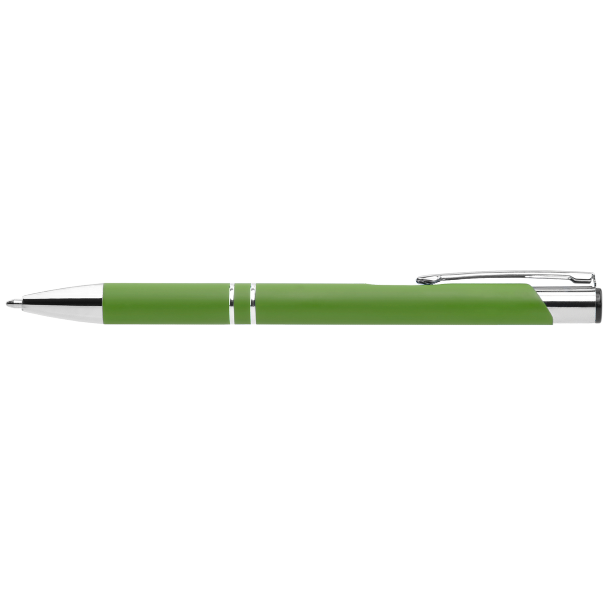 Crosby Softy Pen promotional pen in green laser engraved with your company logo