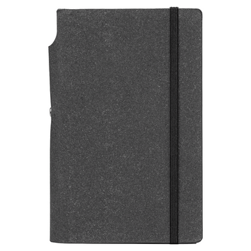 Frey Recycled Whiteboard Notepad Journal promotional notebook in black printed with your company logo