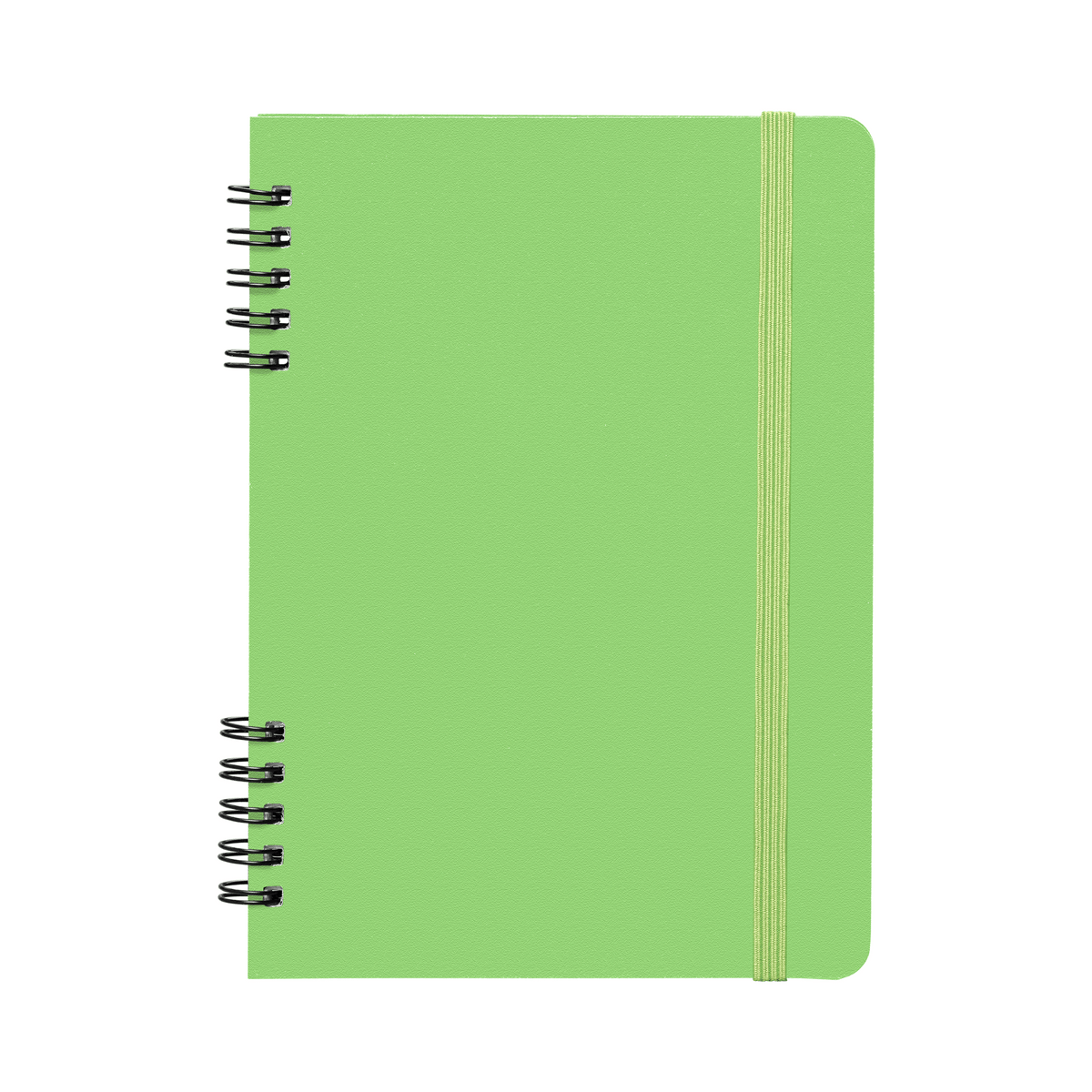 Jora Spiral Bound Notebook promotional notebook in green printed with your company logo