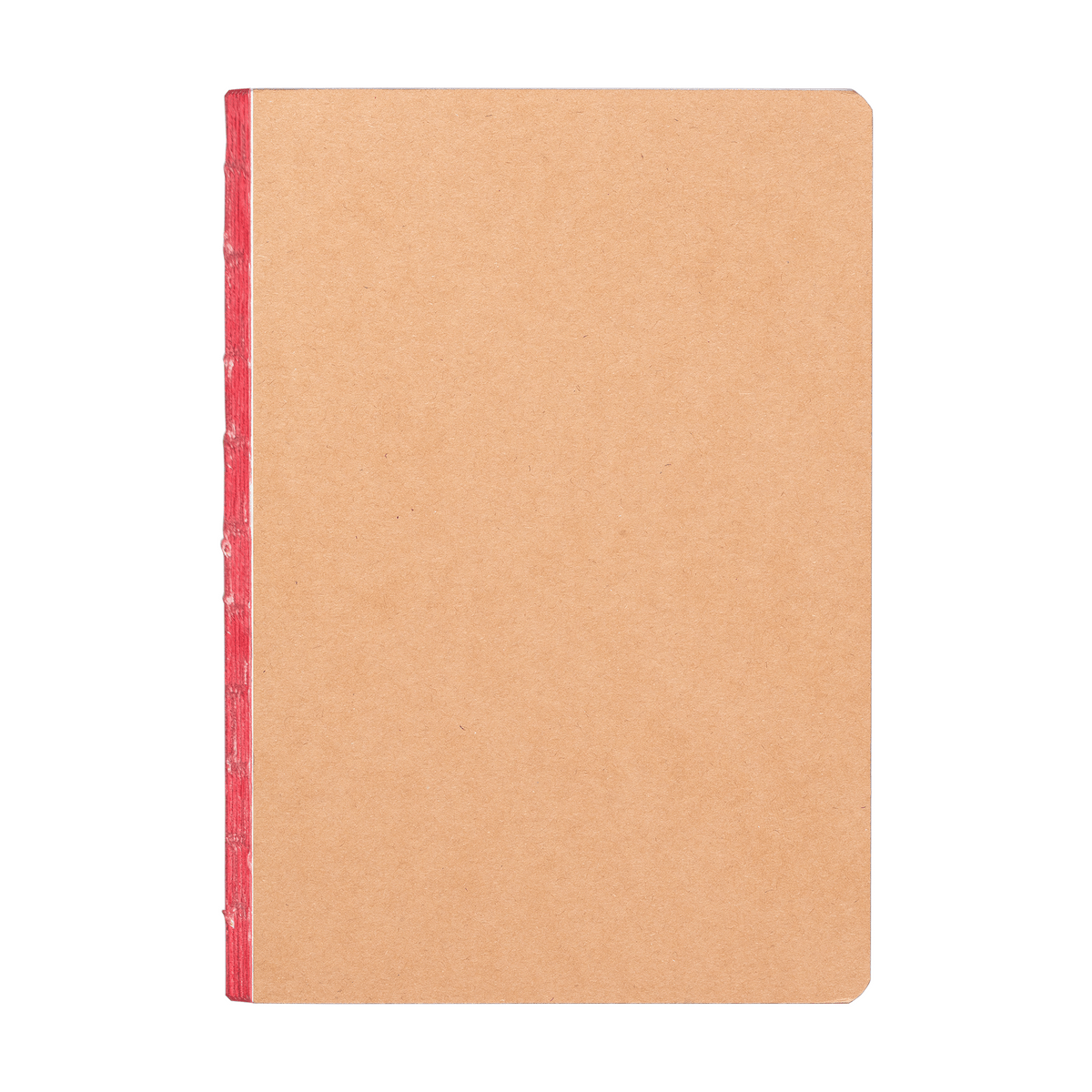 Romy Kraft Cover Colour Edge Journal promotional notebook in red printed with your company logo