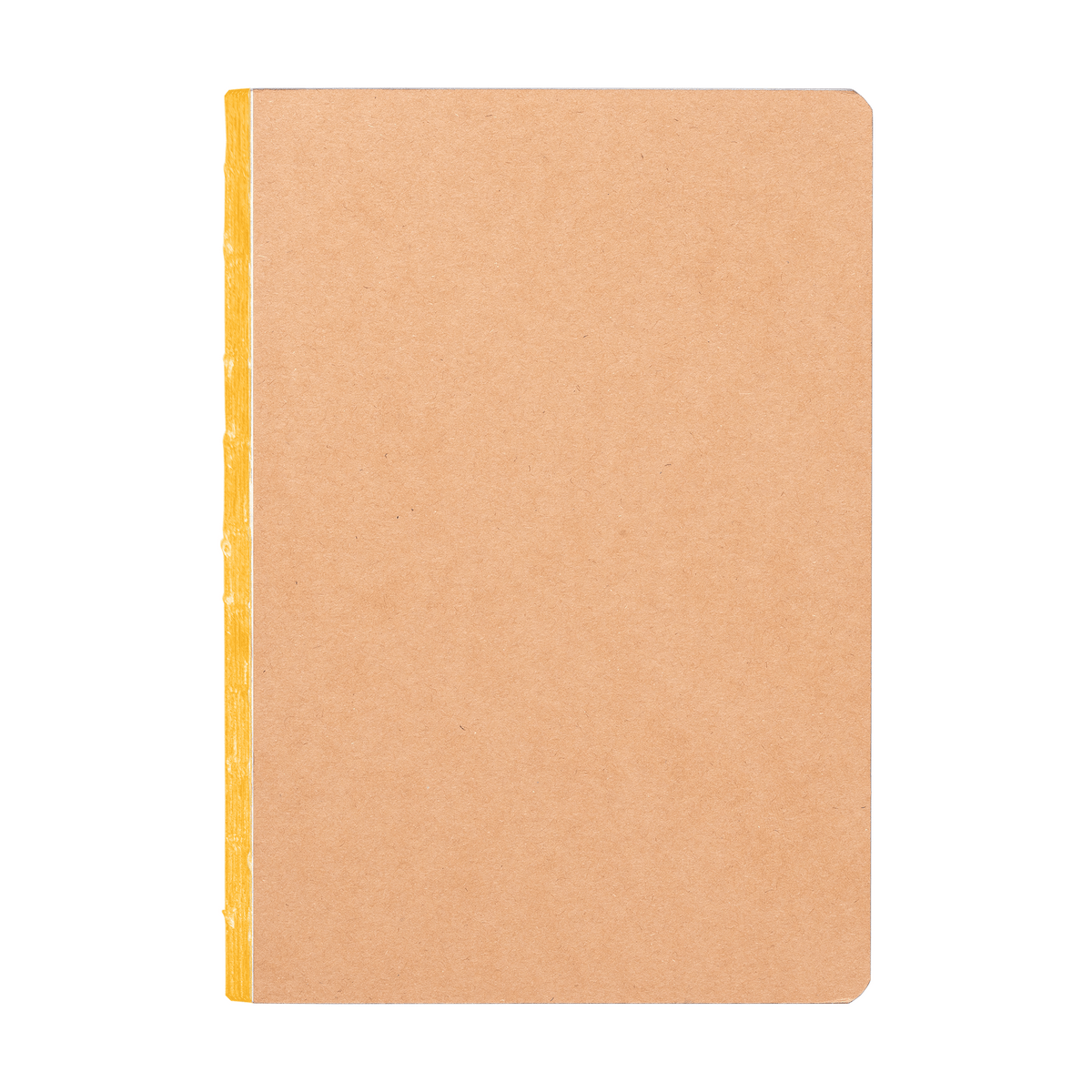 Romy Kraft Cover Colour Edge Journal promotional notebook in yellow printed with your company logo