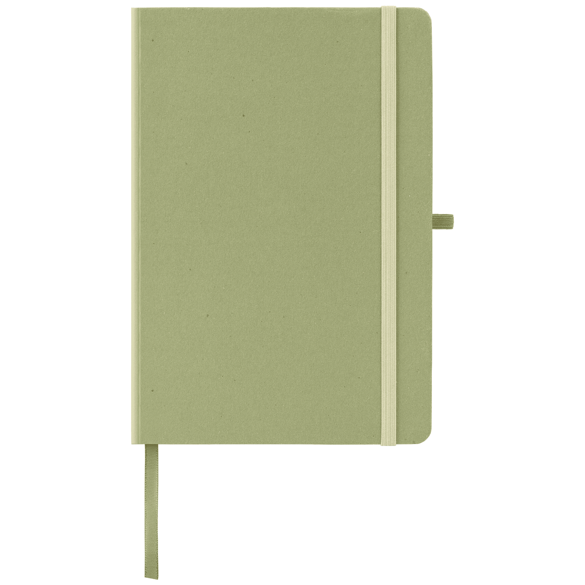 Terra Recycled Milk Carton Hard Cover Notebook promotional notebook in forest green printed with your company logo